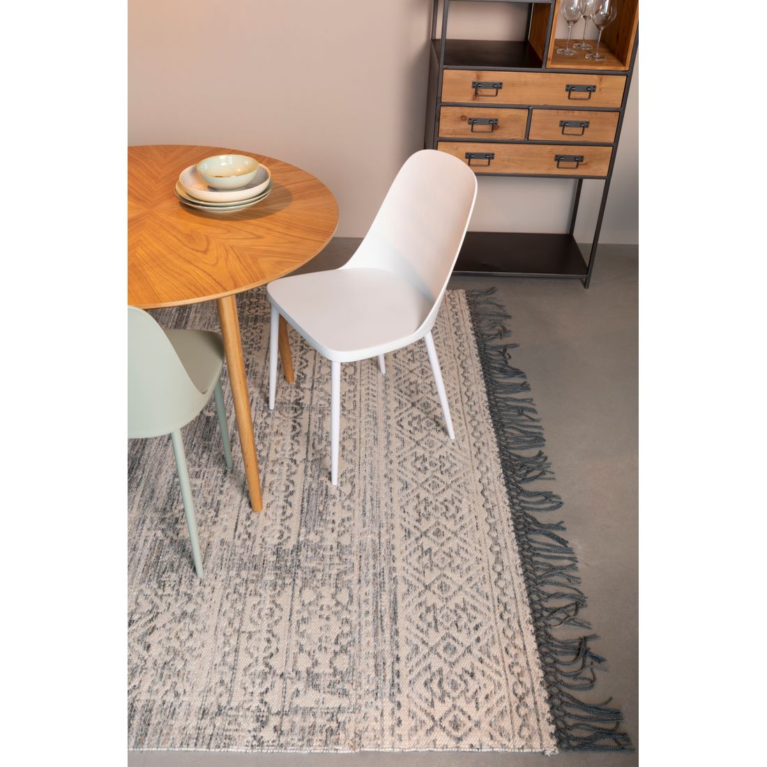White Label Living Vloerkleed Liv 200x300cm Blauw