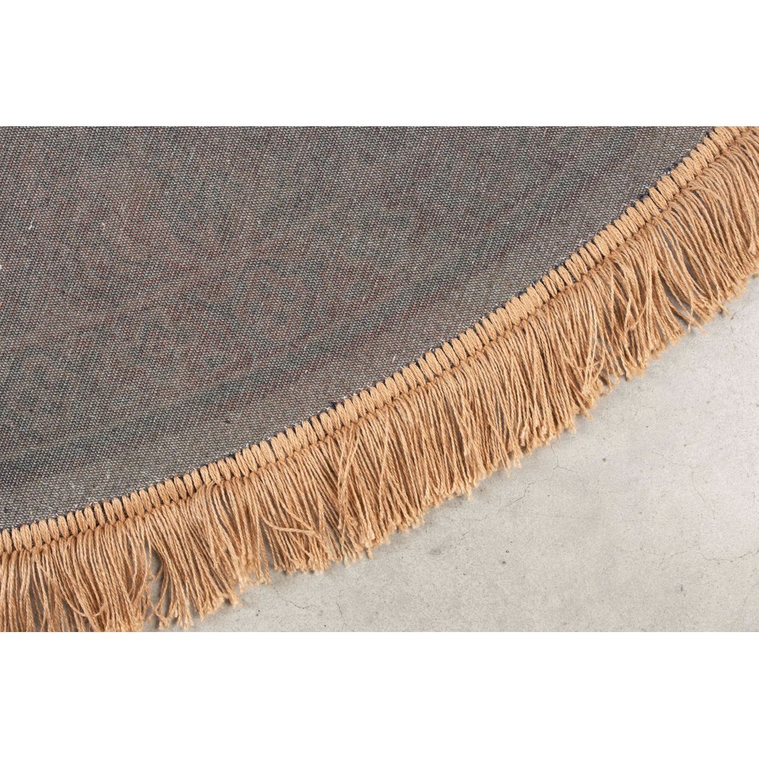 White Label Living Vloerkleed Raz Rond 160cm Groen