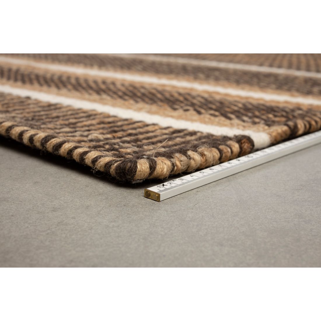 Dutchbone Vloerkleed Djahe Naturel/Bruin 160x230cm