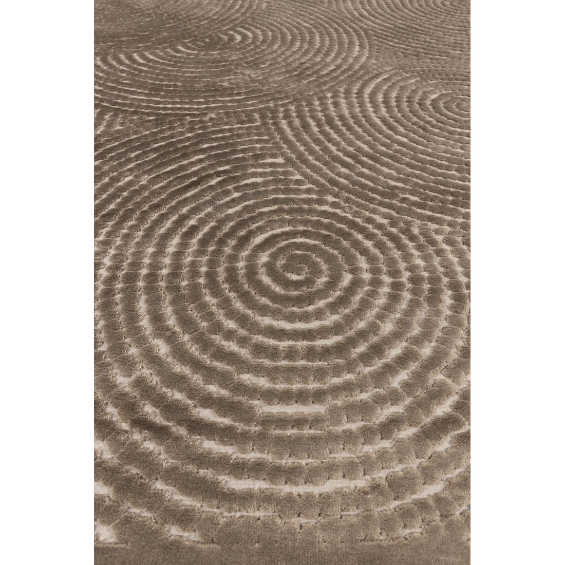 Dutchbone Vloerkleed Dots Karamel Bruin 170x240cm