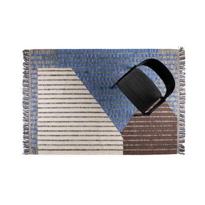 Dutchbone Vloerkleed Hampton Blauw 160x230cm