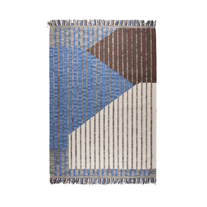 Dutchbone Vloerkleed Hampton Blauw 200x300cm