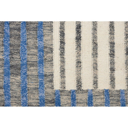 Dutchbone Vloerkleed Hampton Blauw 200x300cm