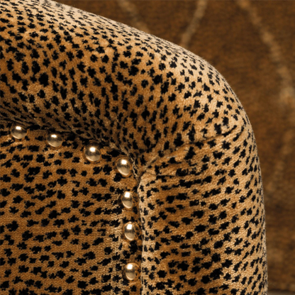 Bold Monkey Too Pretty To Sit On Panter 2-zits Bank – Fluweel – Bruin – Panterprint