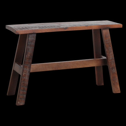 Raw Materials Bankje Hout Bruin Groot