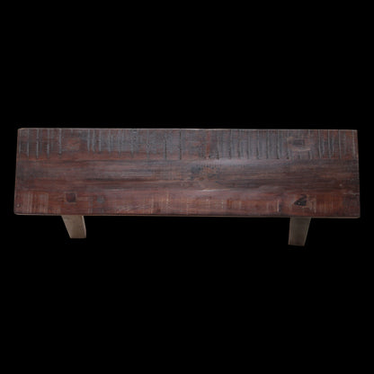 Raw Materials Bankje Hout Bruin Groot