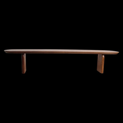 Raw Materials Bullnose Eetkamerbank Mangohout Bruin 240cm