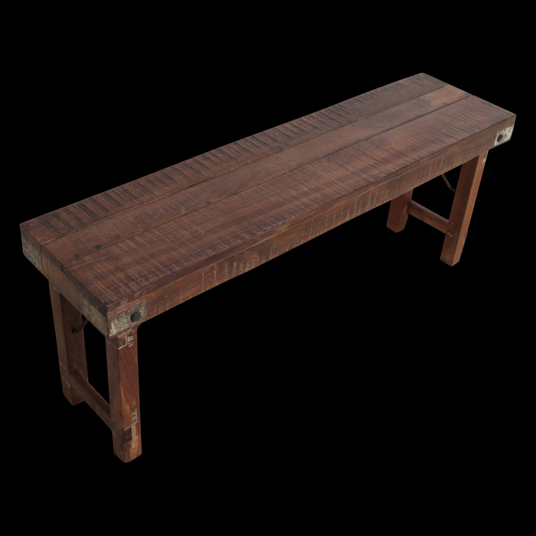 Raw Materials Inklapbare Eetkamerbank - Fsc-Gerecycled Hout - 120 Cm