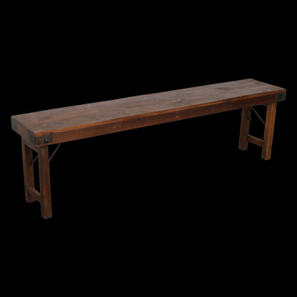 Raw Materials Inklapbare Eetkamerbank - Fsc-Gerecycled Hout - 160 Cm