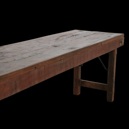 Raw Materials Inklapbare Eetkamerbank - Fsc-Gerecycled Hout - 160 Cm