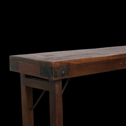 Raw Materials Inklapbare Eetkamerbank - Fsc-Gerecycled Hout - 160 Cm