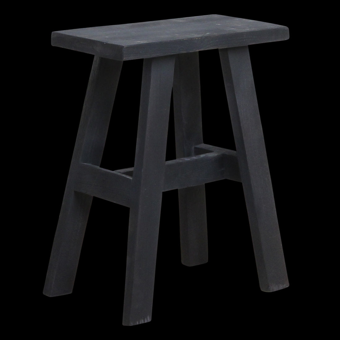 Raw Materials Bankje Hout Zwart Medium