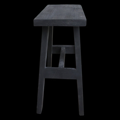 Raw Materials Bankje Hout Zwart Medium