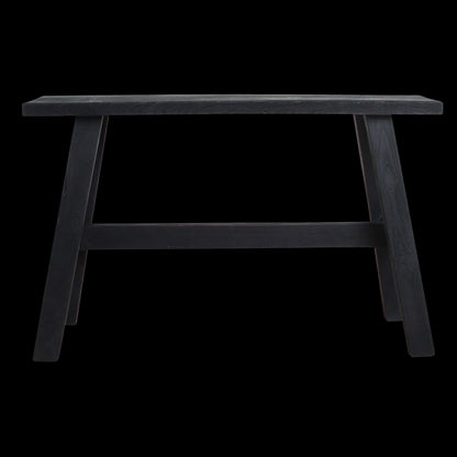 Raw Materials Bankje Hout Zwart Groot