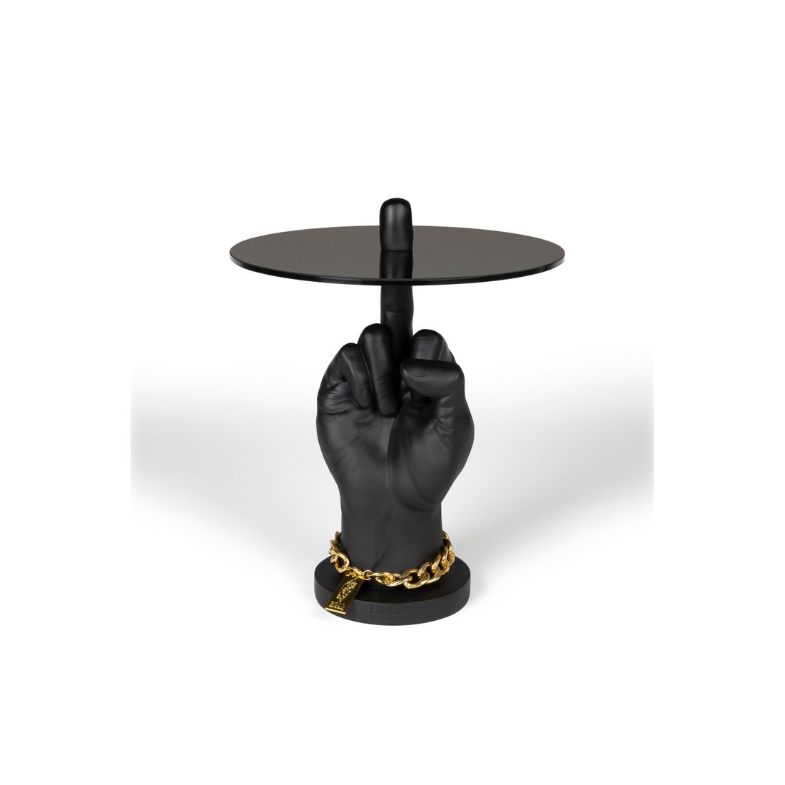 Bold Monkey Bijzettafel Fother Mucker Zwart