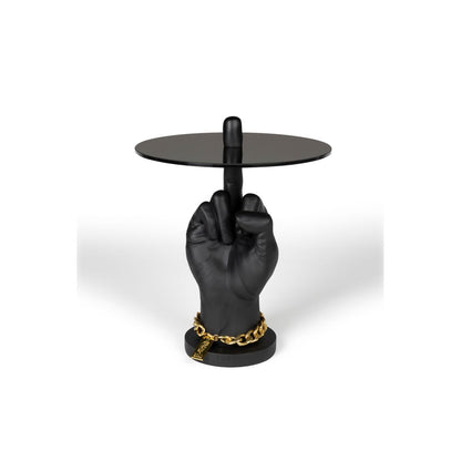 Bold Monkey Bijzettafel Fother Mucker Zwart