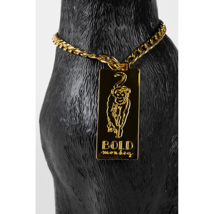 Bold Monkey Bijzettafel Proudly Crowned Panther Zwart