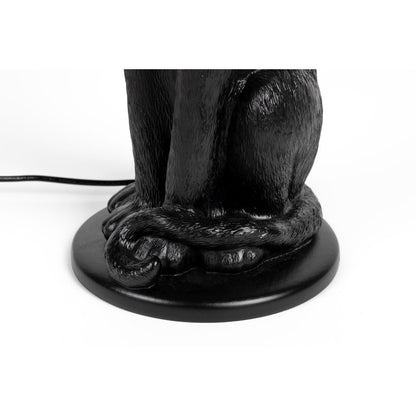 Bold Monkey Vloerlamp Proudly Crowned Panther Zwart