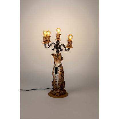 Bold Monkey Vloerlamp Proudly Crowned Panther Gestipt