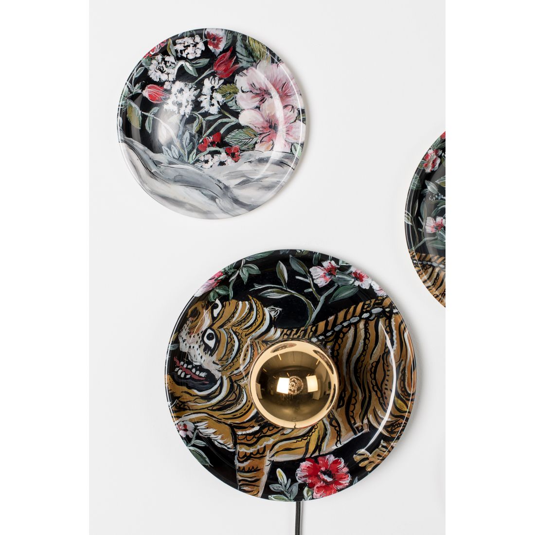 Bold Monkey Wandlamp No Food Here Tiger (Set van 4)