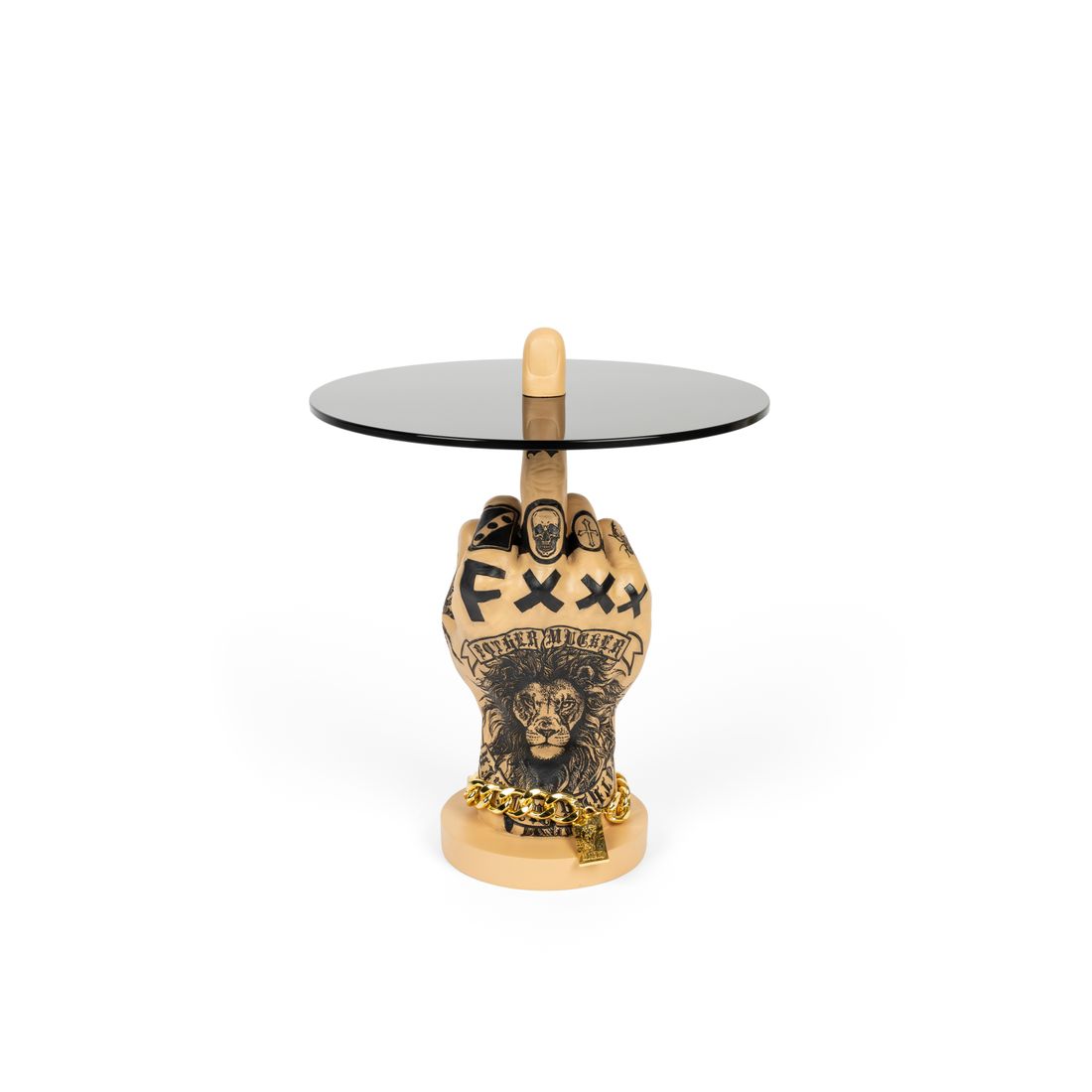 Bold Monkey Bijzettafel Fother Mucker Lion - KwaliteitWonen.nl