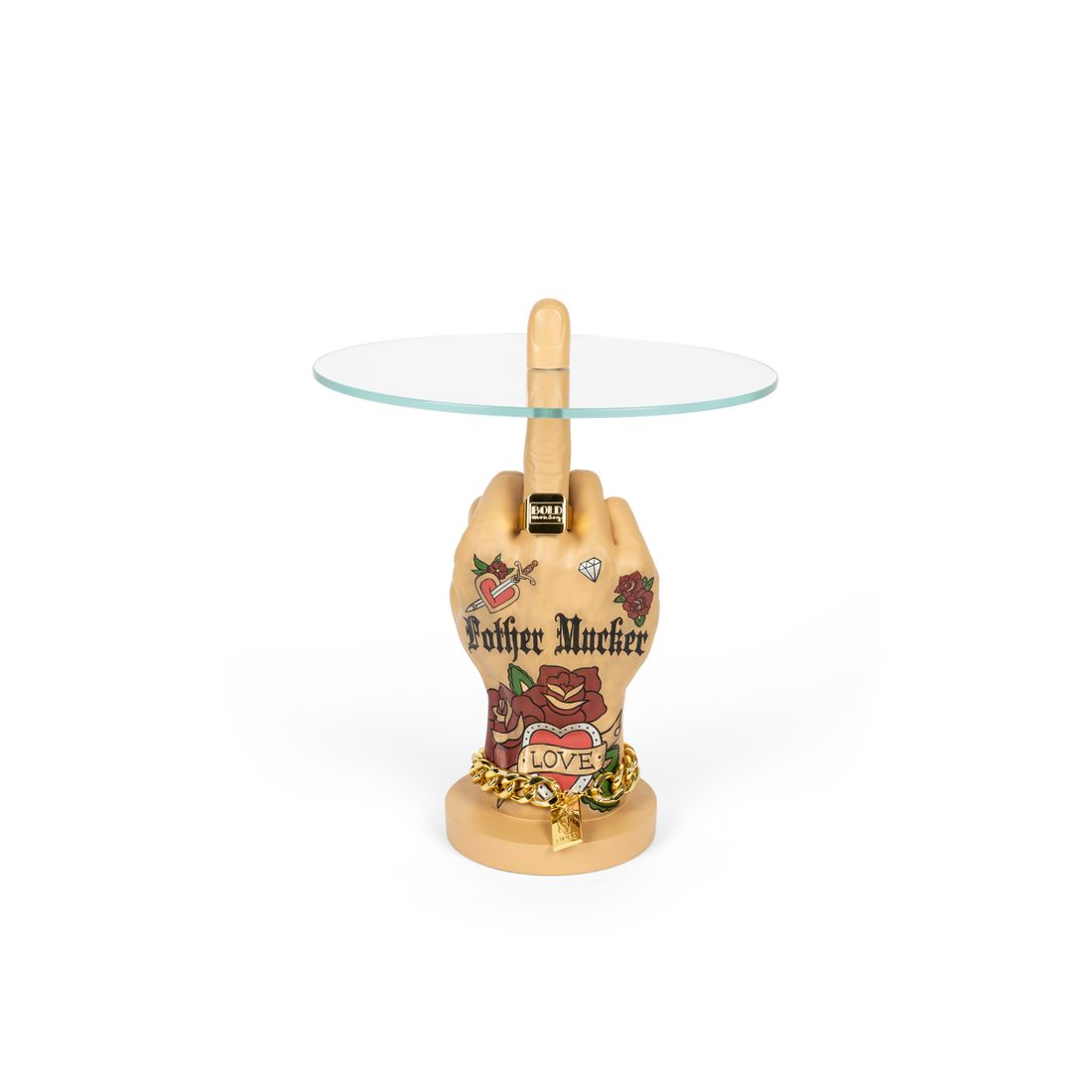 Bold Monkey Bijzettafel Fother Mucker Love - KwaliteitWonen.nl