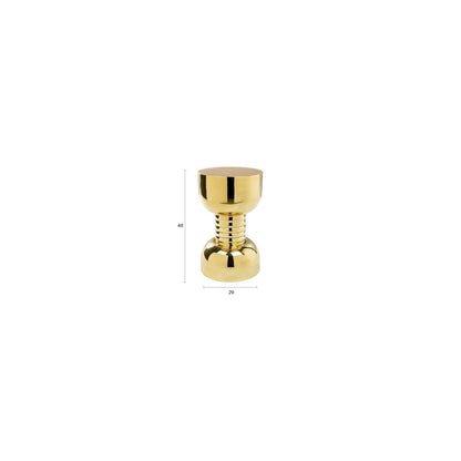 Bold Monkey Bijzettafel Stool Gonna Make You Sweat Goud - KwaliteitWonen.nl