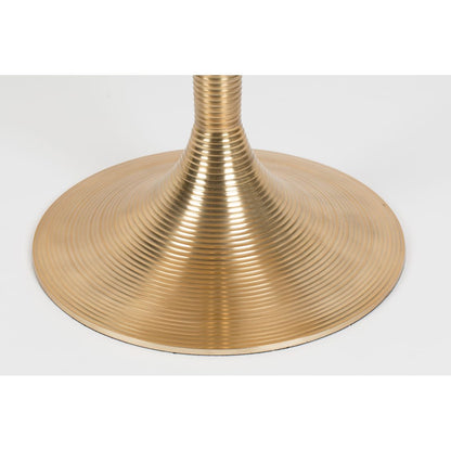 Bold Monkey Eettafel Hypnotising Rond 92cm Goud - KwaliteitWonen.nl