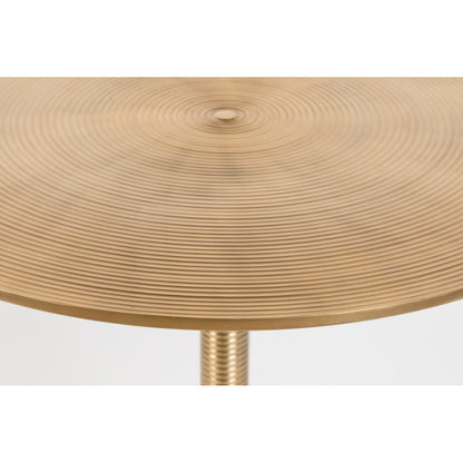 Bold Monkey Eettafel Hypnotising Rond 92cm Goud - KwaliteitWonen.nl