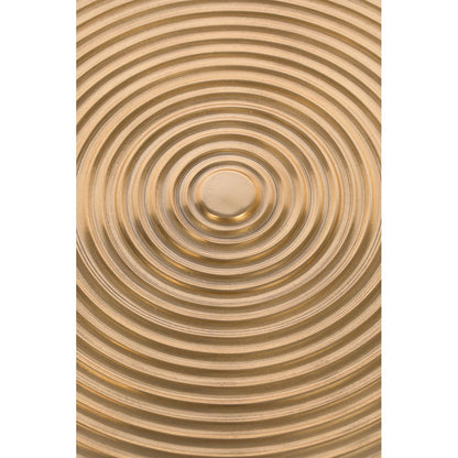 Bold Monkey Eettafel Hypnotising Rond 92cm Goud - KwaliteitWonen.nl