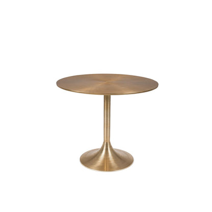 Bold Monkey Eettafel Hypnotising Rond 92cm Goud - KwaliteitWonen.nl