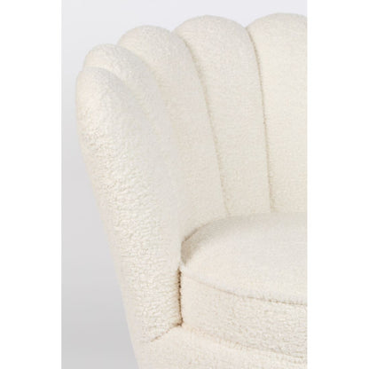Bold Monkey Fauteuil Mother Of All Shells Teddy Wit - KwaliteitWonen.nl