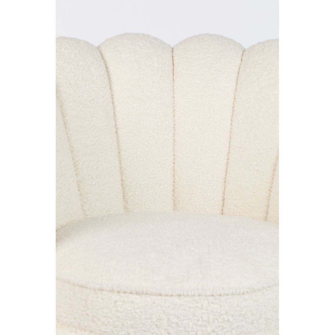 Bold Monkey Fauteuil Mother Of All Shells Teddy Wit - KwaliteitWonen.nl