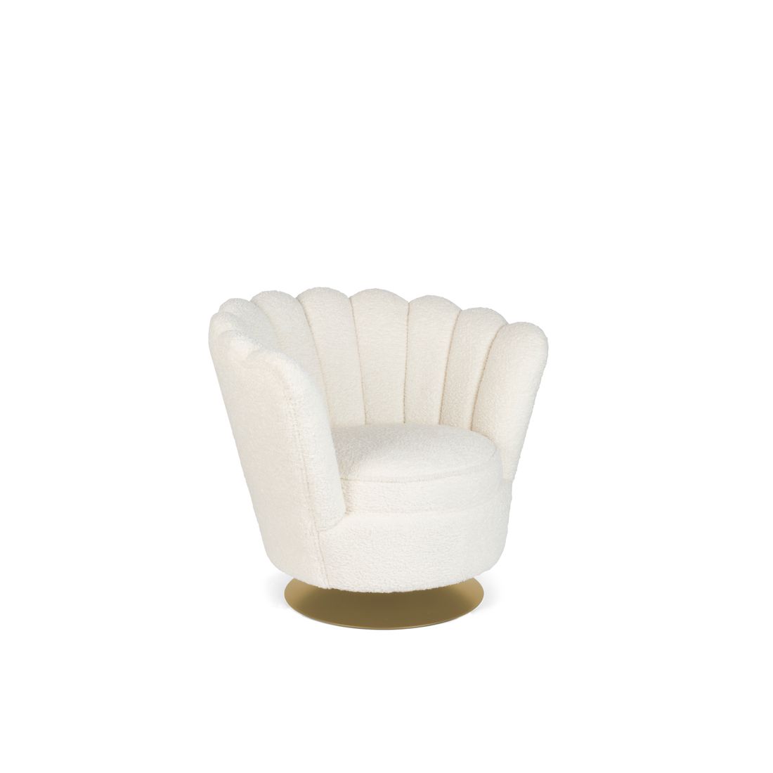 Bold Monkey Fauteuil Mother Of All Shells Teddy Wit-Kwaliteitwonen.nl