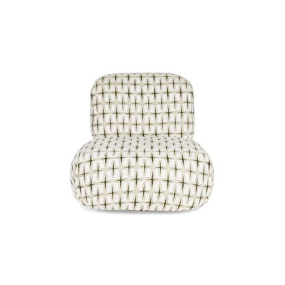 Bold Monkey Fauteuil Ritz Beige/Groen - KwaliteitWonen.nl