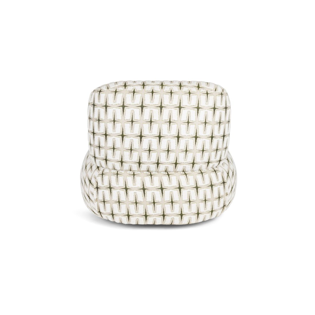 Bold Monkey Fauteuil Ritz Beige/Groen - KwaliteitWonen.nl