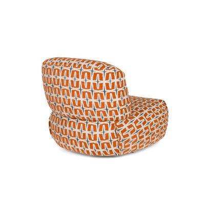 Bold Monkey Fauteuil Ritz Beige/Oranje-Kwaliteitwonen.nl