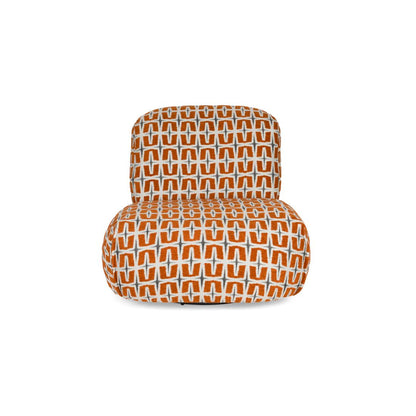 Bold Monkey Fauteuil Ritz Beige/Oranje - KwaliteitWonen.nl
