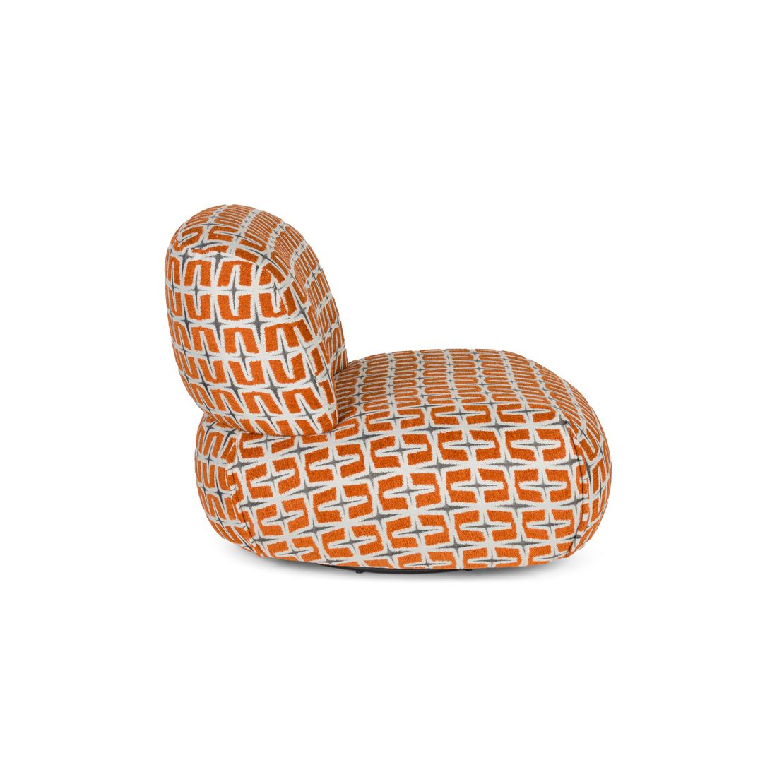 Bold Monkey Fauteuil Ritz Beige/Oranje - KwaliteitWonen.nl