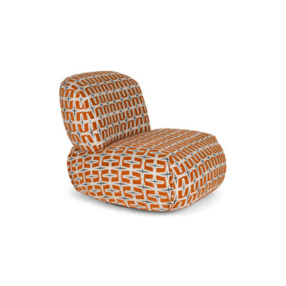 Bold Monkey Fauteuil Ritz Beige/Oranje - KwaliteitWonen.nl