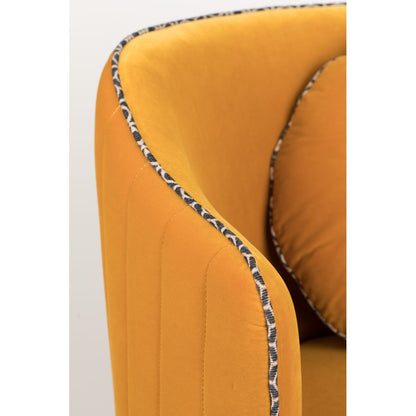 Bold Monkey Fauteuil Sassy Granny Okergeel - KwaliteitWonen.nl