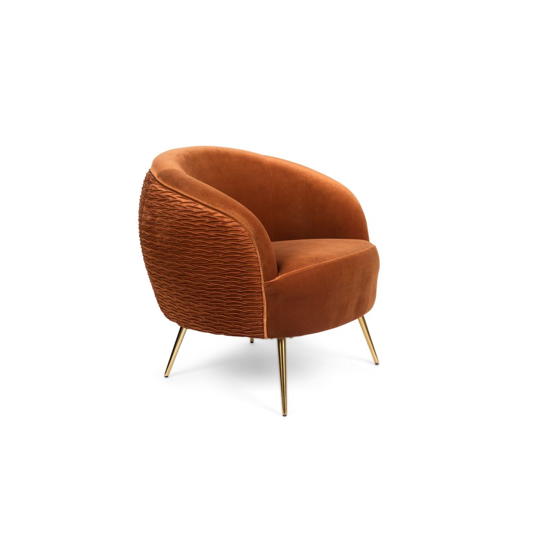 Bold Monkey Fauteuil So Curvy Oranje-Kwaliteitwonen.nl