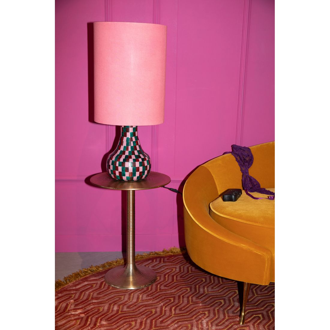 Bold Monkey Tafellamp Don't Be Afraid of Colour Roze - KwaliteitWonen.nl