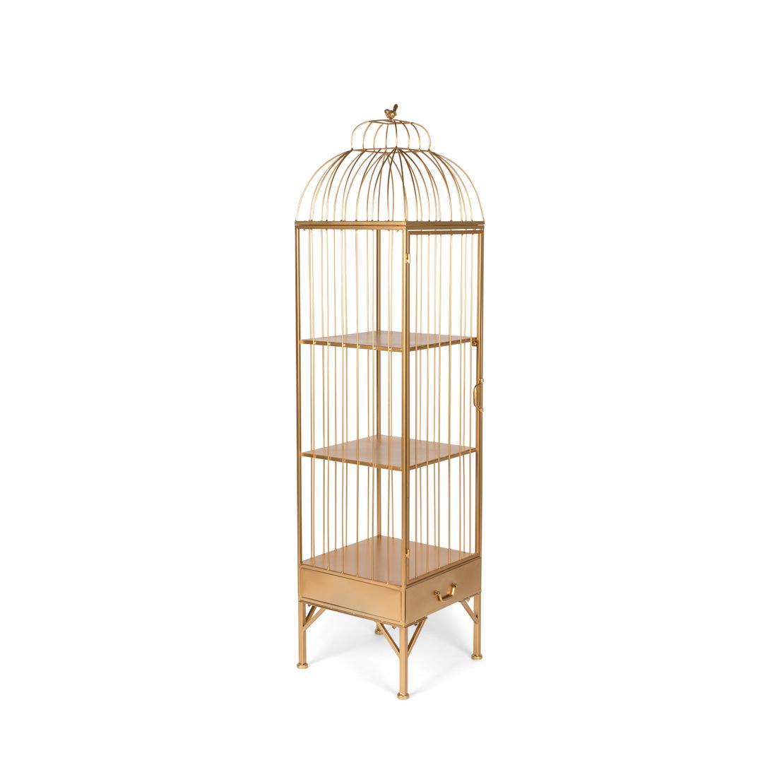 Bold Monkey Vitrinekast Unlock Me Goud - KwaliteitWonen.nl