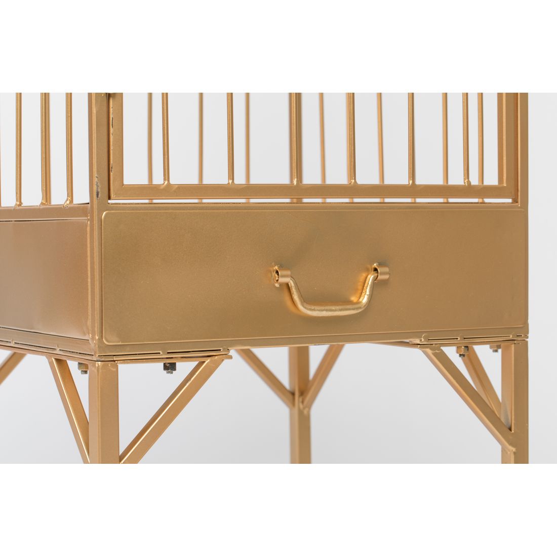 Bold Monkey Vitrinekast Unlock Me Goud - KwaliteitWonen.nl