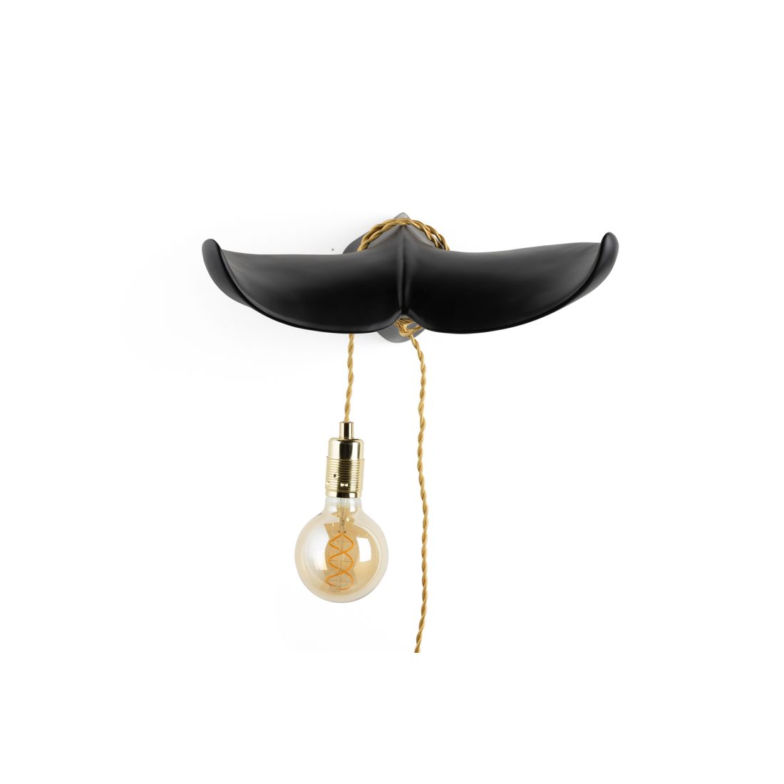 Bold Monkey Wandlamp The Tail Will Follow Zwart - KwaliteitWonen.nl