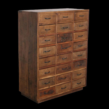 Raw Materials Ladekast Hout Bruin 24 Lades