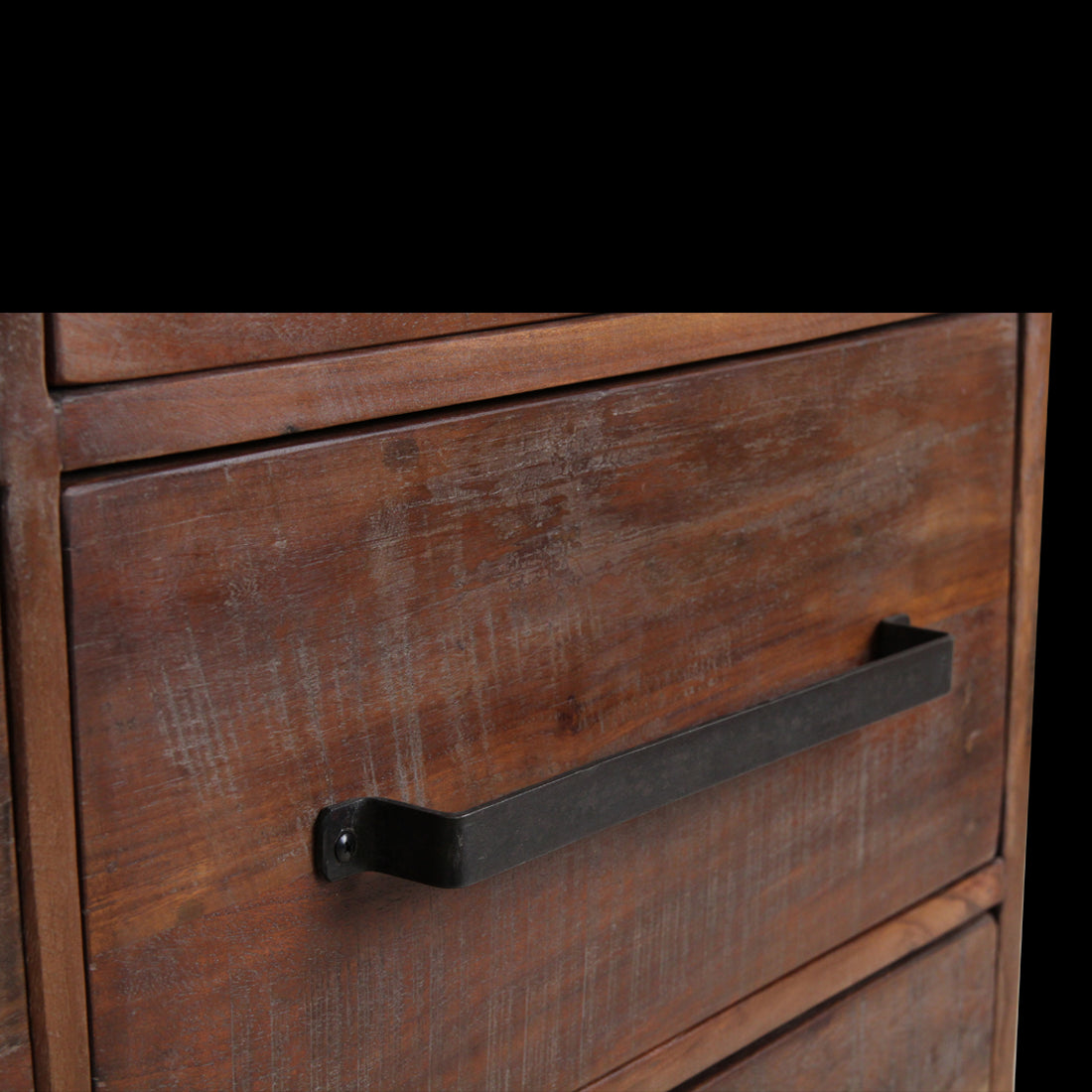 Raw Materials Dressoir Hout Bruin 6 Lades