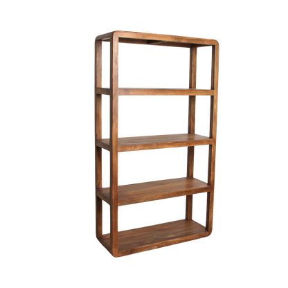 Raw Materials Boekenkast Bullnose Mangohout