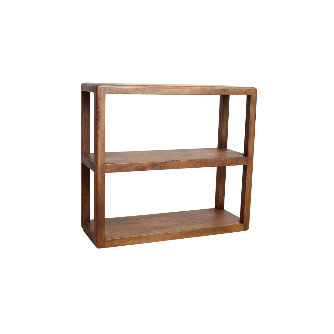 Raw Materials Boekenkast Bullnose Rek Mangohout